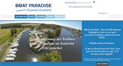 Desktop Screenshot of boatparadise.fr